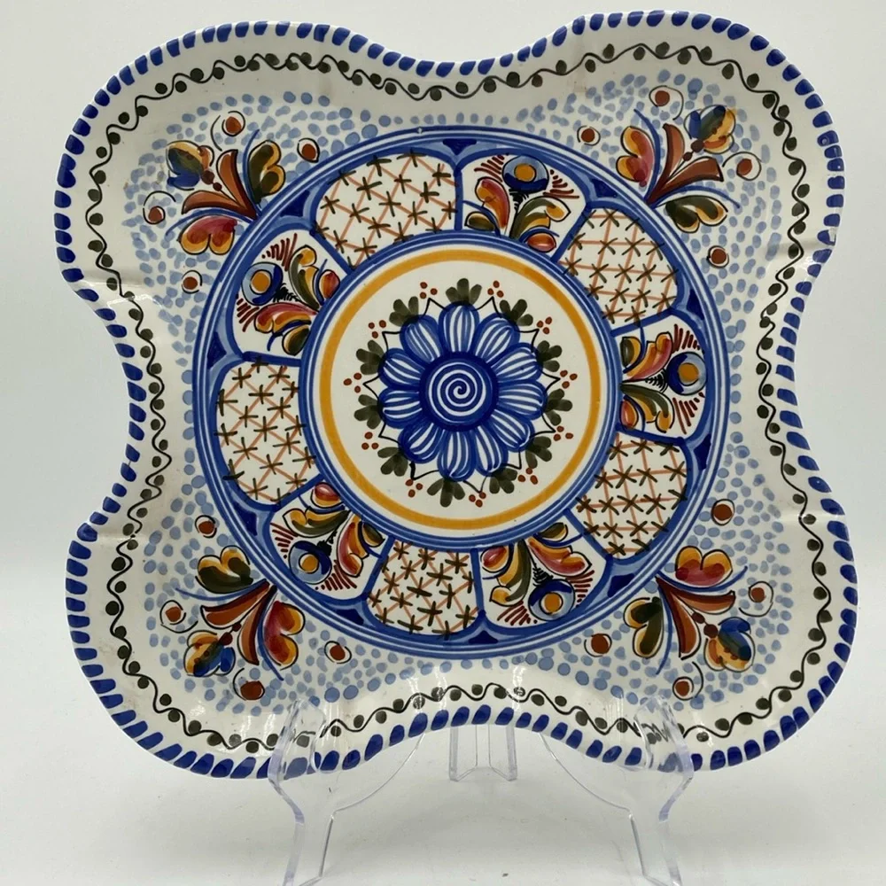 Williams Sonoma Hand Painted Serving Tray